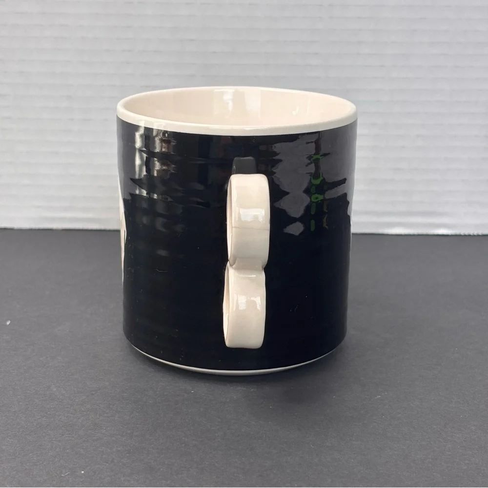 Anthropologie Keep Co Polar Bears Black Mug